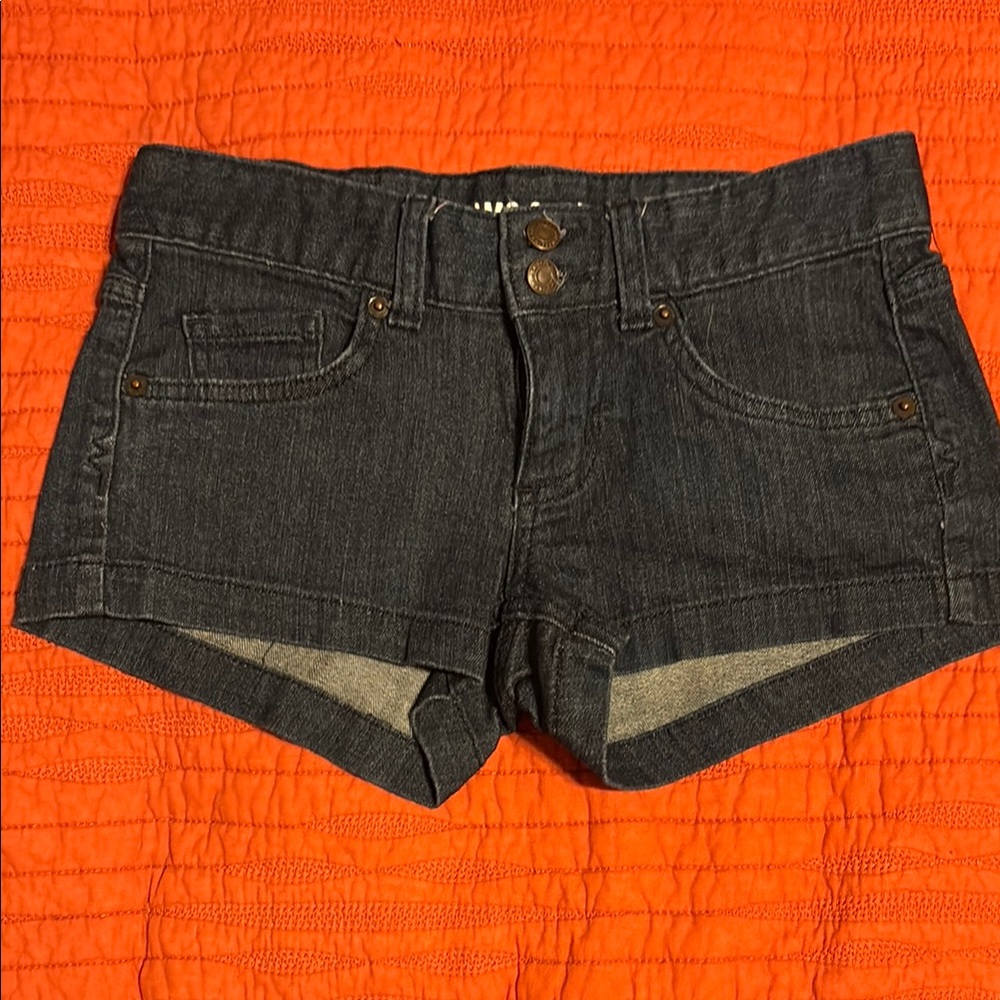 Stylish Dark Denim Women's Shorts